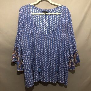 American Eagle boho top XL